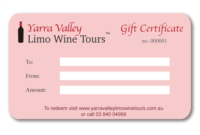 gift vouchers limousine melbourne tours